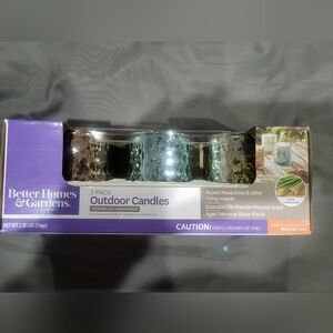 Better Homes And Gardens Glass Outdoor Candles